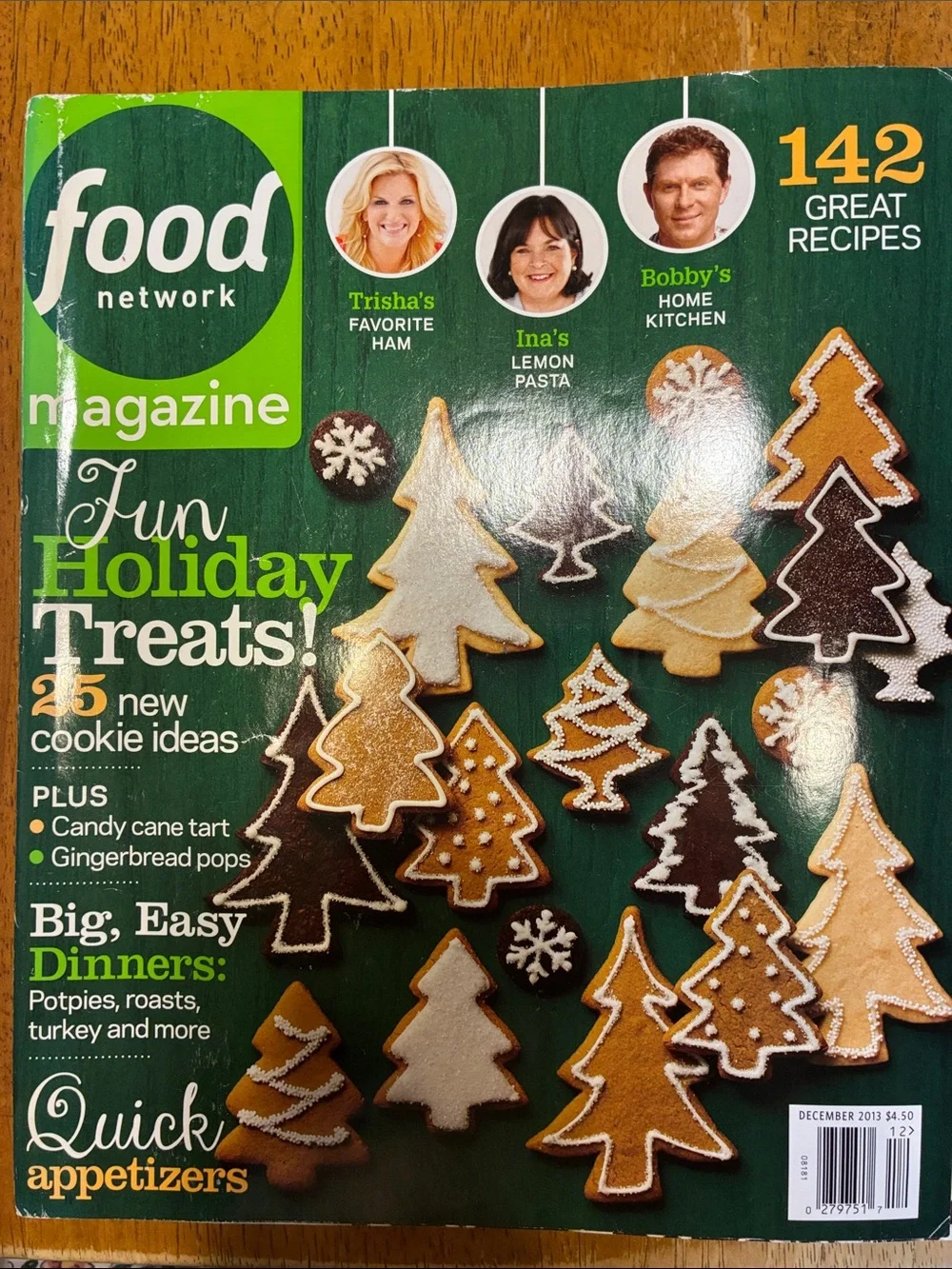 Lot of 4 Food Network Magazines vintage